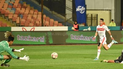 إمام عاشور يتقدم بالهدف الأول للزمالك في مرمى الجونة | صور