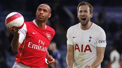 هاري كين يحفر اسمه في تاريخ الدوري الإنجليزي بعد تجاوزه رقم الأسطورة تيري هنري