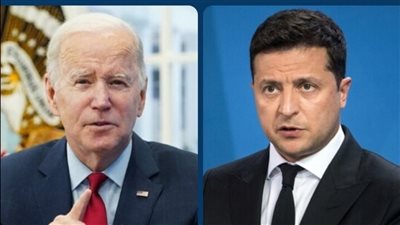زيلينسكي يطالب الرئيس الأمريكي بسرعة التدخل لوقف الحرب على أوكرانيا