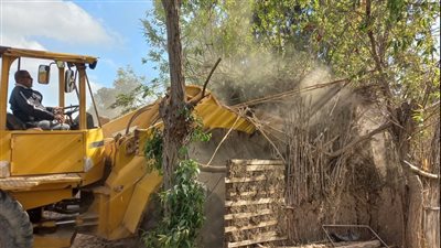 إزالة 563 حالة تعد على الأراضي الزراعية وأملاك الدولة بالمنوفية