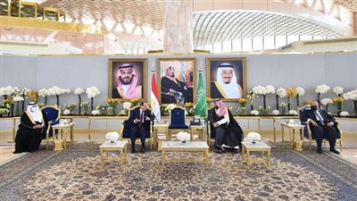 الرئيس السيسي يلتقي ولي عهد السعودية.. يبحثان تعزيز العلاقات الثنائية واستدامة الشراكة بين البلدين لا سيما على المستوى الاقتصادي والاستثماري بما يحقق المصلحة المشتركة والمنفعة المتبادلة للجانبين