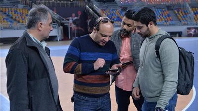 استاد القاهرة يتجمل لاستضافة كأس العالم للجمباز الفني