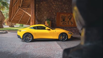 الانطباع الكلاسيكي يظهر على تصميم سيارات فيراري روما 