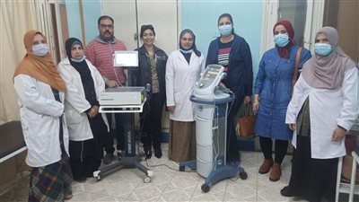 تزويد مستشفى سوهاج العام بعدد من أجهزة العلاج الطبيعي الحديثة