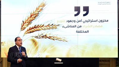 مدبولي: 100 دولار ارتفاعا في سعر طن القمح خلال 14 يوما| فيديو وصور