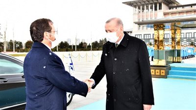 أردوغان للرئيس الإسرائيلي: التعاون بيننا يتطور