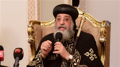 البابا تواضروس يلقى العظة الأسبوعية من كاتدرائية العباسية