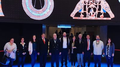 الملك فؤاد الثاني يزور المتحف القومي للحضارة | صور