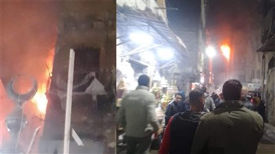 حريق هائل يلتهم عقارا من 4 طوابق بالإسكندرية.. وإنقاذ السكان بأعجوبة من النيران | صور 