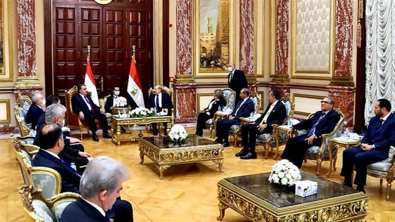 خلال استقبال رئيس