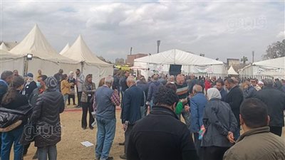 توافد المهندسين في جولة الإعادة بانتخابات النقيب العام قبل غلق باب التصويت | صور