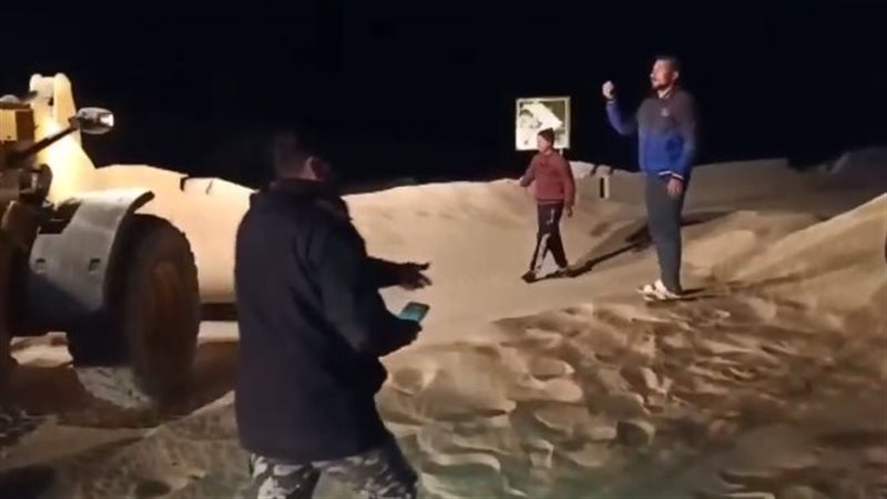 فتح طريق المنيا