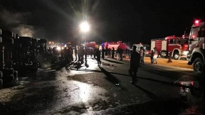 إصابة شخصين في انقلاب سيارة بالطريق الإقليمي بالمنوفية