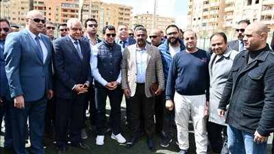 وزير الرياضة ومحافظ الجيزة يفتتحان منشآت نادي حدائق الأهرام| صور
