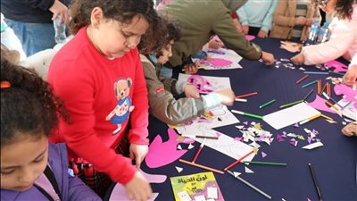 أنشطة متنوعة للطفل بمعرض داندي مول الأول للكتاب | صور