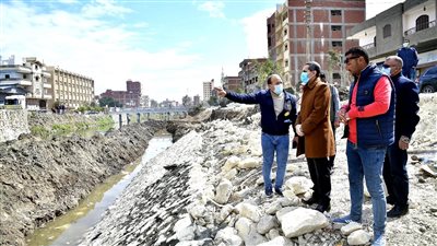  إنشاء أول كورنيش بسمنود بطول ١٢٠٠ متر | صور 