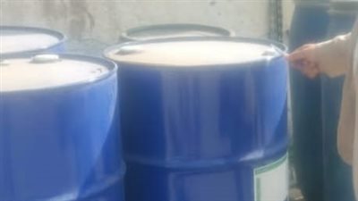 تموين الإسكندرية تضبط مواد كيماوية مجهولة المصدر في برج العرب