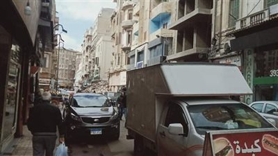 غيوم وأمطار خفيفة في الإسكندرية | صور 