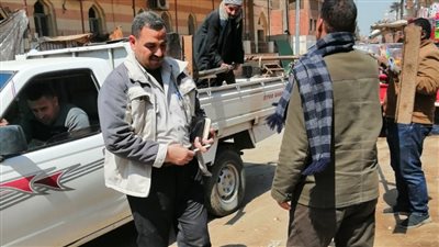 تحرير 25 مخالفة تموينية بقرية الروضة في مركز ملوي بالمنيا