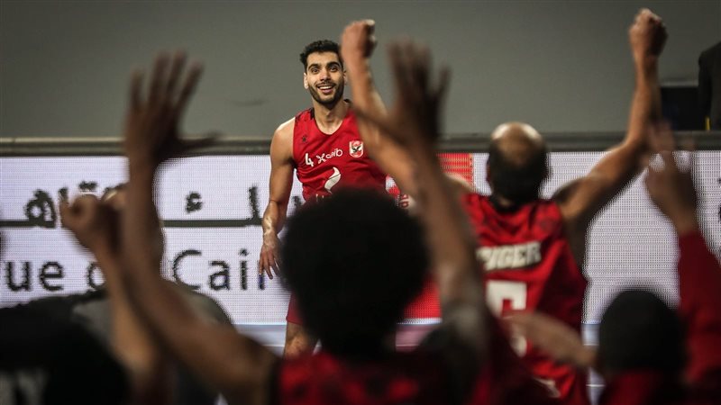 لاعبي سلة الأهلي