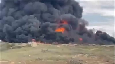 الحماية المدنية تسيطر على حريق سيارة نقل بالعريش