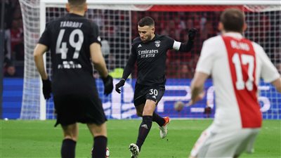 بنفيكا يفوز على أياكس 0/1 ويتأهل لربع نهائي دوري أبطال أوروبا