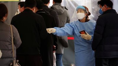  قفزة غير مسبوقة في عدد إصابات كورونا بكوريا الجنوبية 