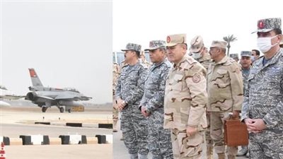 الفريق أسامة عسكر رئيس أركان حرب القوات المسلحة يتفقد إحدى القواعد الجوية