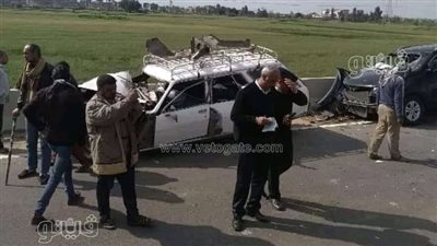 الصحة تدفع بـ 8 سيارات إسعاف لموقع حادث ديرب نجم