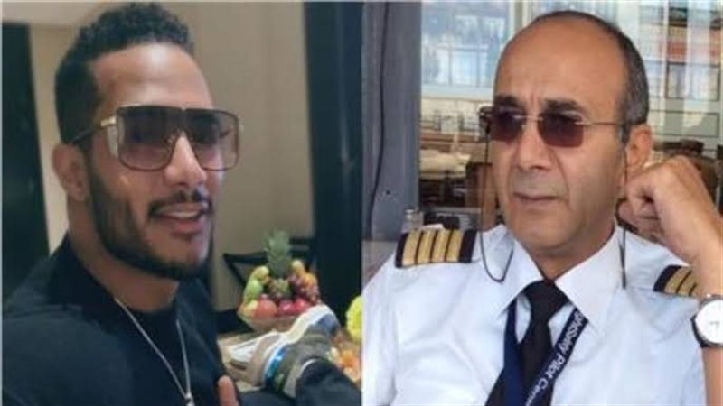 محمد رمضان والطيار