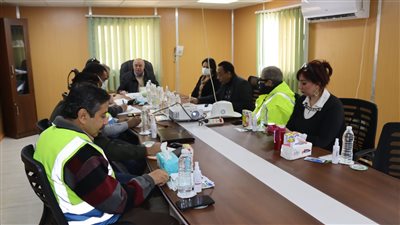 وفد الوكالة الأمريكية يتابع المستجدات فى المعمل المركزى بالمحطة التشيكي بأسيوط 