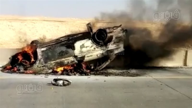 جانب من الحادث 