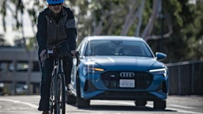 تعرف على تقنية أودي الجديدة لحماية راكبي الدراجات الهوائية