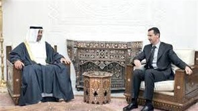 ولي عهد أبو ظبي يستقبل بشار الأسد.. ويؤكد وحدة الأراضي السورية