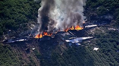 تحطم طائرة عسكرية أمريكية على متنها 4 أشخاص بالنرويج