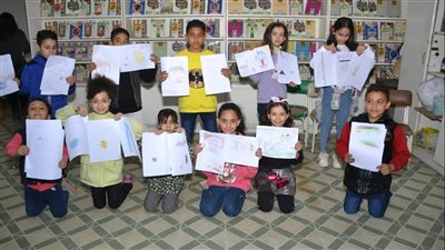 ورش ورسوم للأطفال على هامش فعاليات مهرجان الإسماعيلية| صور 