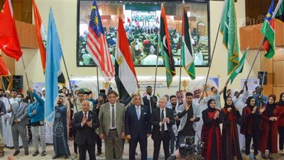 انطلاق فاعليات الملتقى الثقافي والرياضي الأول للطلاب الوافدين بجامعة طنطا | صور