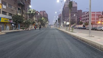 الانتهاء من رصف الطريق الرابط بين شارعي التحرير والدقي| صور