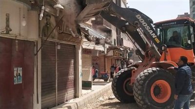 حملة مكبرة لإزالة الإشغالات بالعمرانية | صور