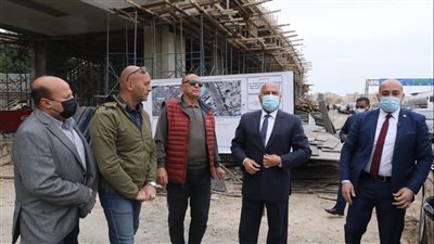 وزير النقل يتفقد أعمال تطوير عدد من كباري طريق القاهرة-الإسكندرية الصحراوي