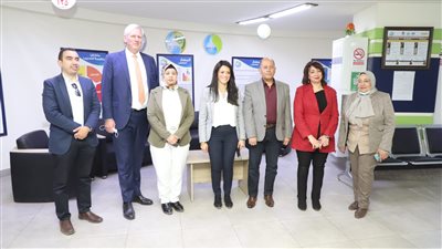 وفد التعاون الدولي يتفقد إدارة الخط الساخن ومركز التدريب والخدمات بمياه أسيوط 