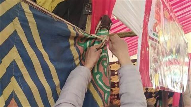 احد منافذ المعرض