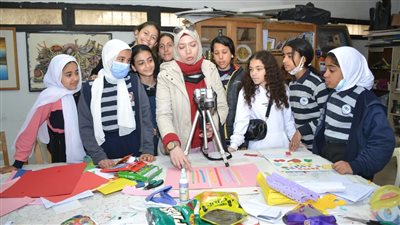 سعادة وفرحة بين الأطفال للمشاركة بورش مهرجان الإسماعيلية السينمائي | صور 