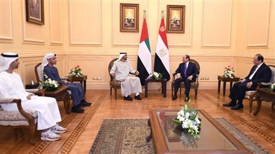 توافق مصري إماراتي على حماية الأمن القومي العربي والتصدي للتحديات التي تواجه المنطقة