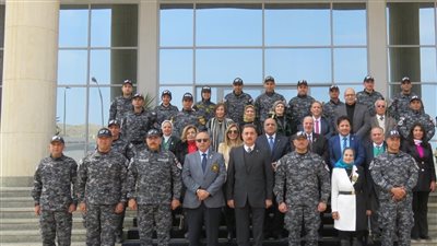 المعهد القومي لتدريب القوات الخاصة يستقبل وفد من نادي روتاري مصر 