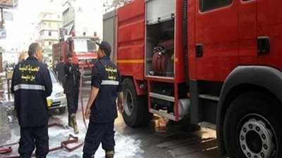 إخماد حريق نشب داخل مطعم أسماك شهير فى الجيزة