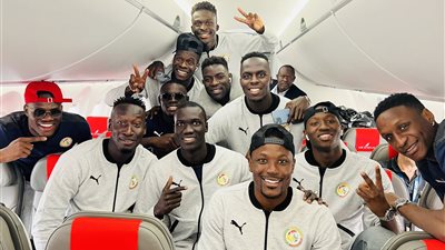 بعثة السنغال في طريقها للقاهرة لمواجهة الفراعنة 