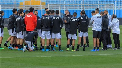 مران المنتخب الأخير بإستاد الدفاع الجوي 