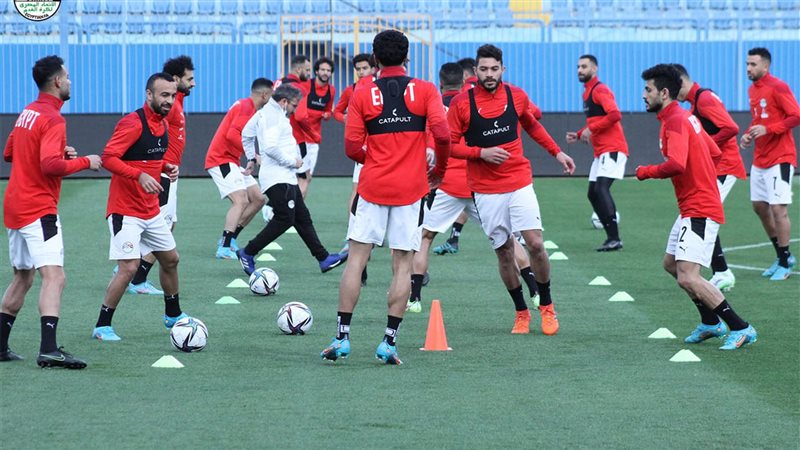 مران منتخب مصر إستعدادا