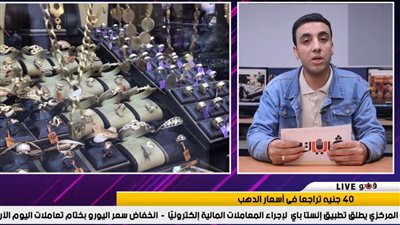 نشرة الاقتصاد: 40 جنيها تراجعا في أسعار الذهب.. والعملات الأجنبية تواصل الانخفاض | فيديو